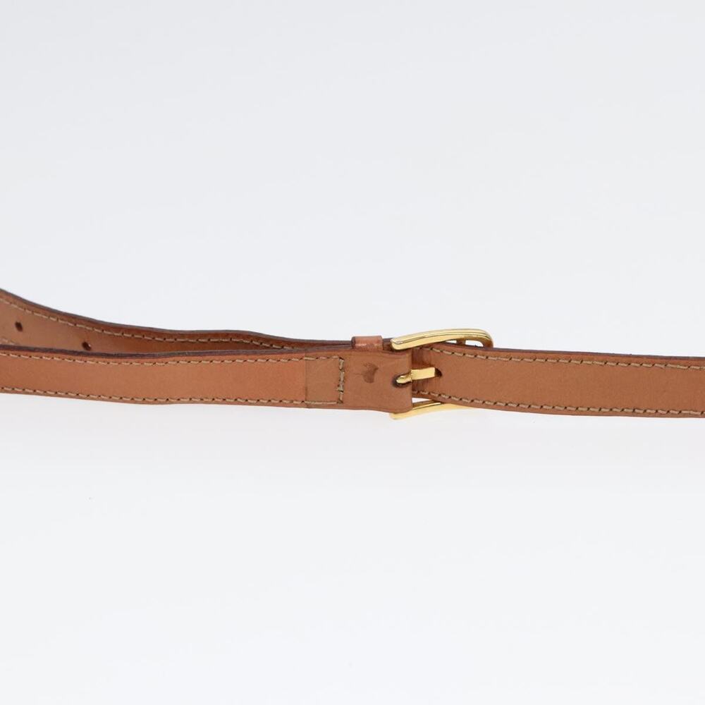 CELINE Macadam Canvas Shoulder Bag Pvc Leather Brown Gold - Picture 8 of 13